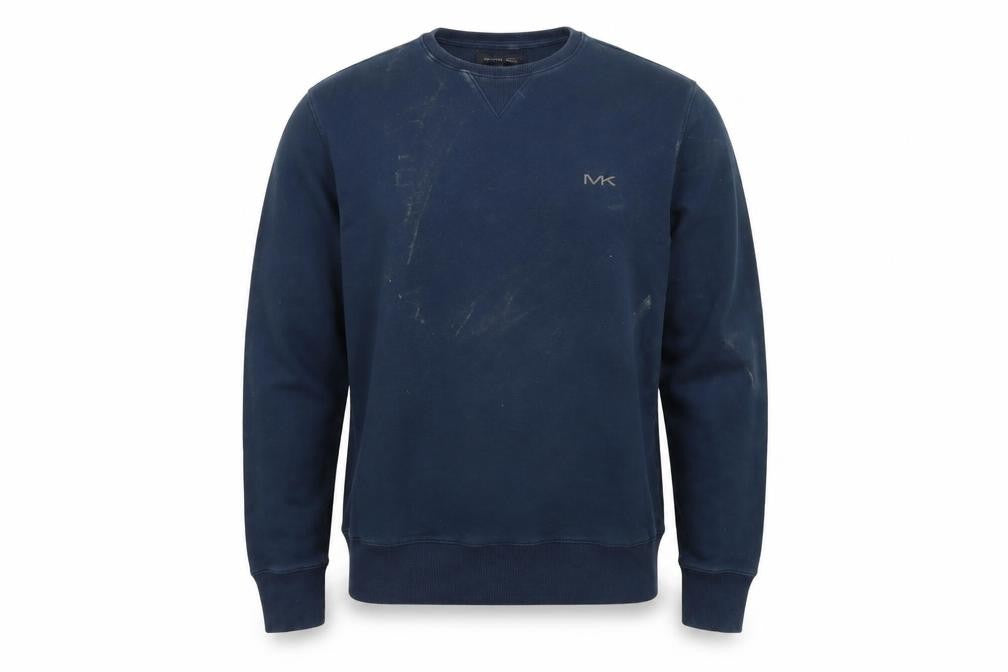 Michael Kors Men's Blue Pullover Sweatshirt L