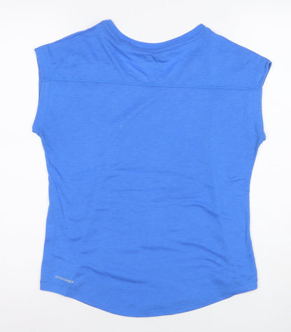 Reebok Women's Blue Sleeveless T-Shirt, Size S
