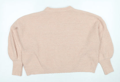 Back view of Nobody's Child Women's Pink jumper S
