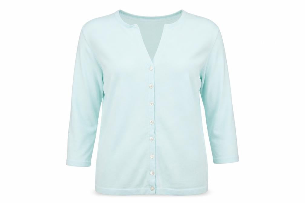 Morgan Women's Green Cardigan Size 8 V-Neck
