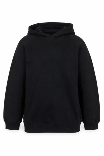 Threadgirls Boys Black Hooded Pullover, 13-14 Years, Graphic Print