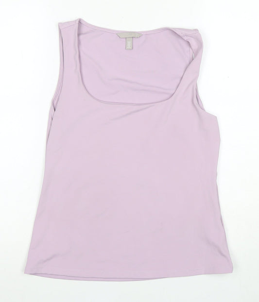 H&M Women's Purple Tank Top Size 12 Scoop Neck