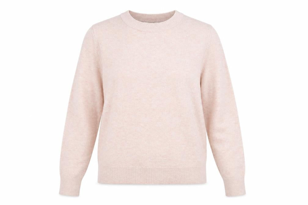 Marks & Spencer Women's Pink Crew Neck Pullover Jumper S