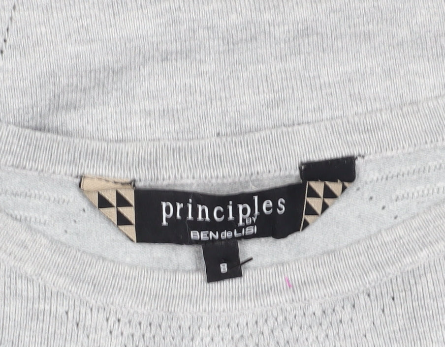 Principles Women's Grey Pullover Jumper Size 8