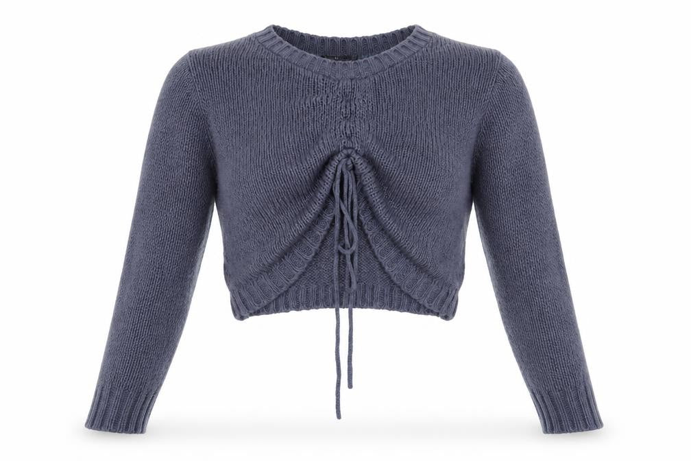 Boohoo Women's Blue Pullover Chunky Knit Jumper S