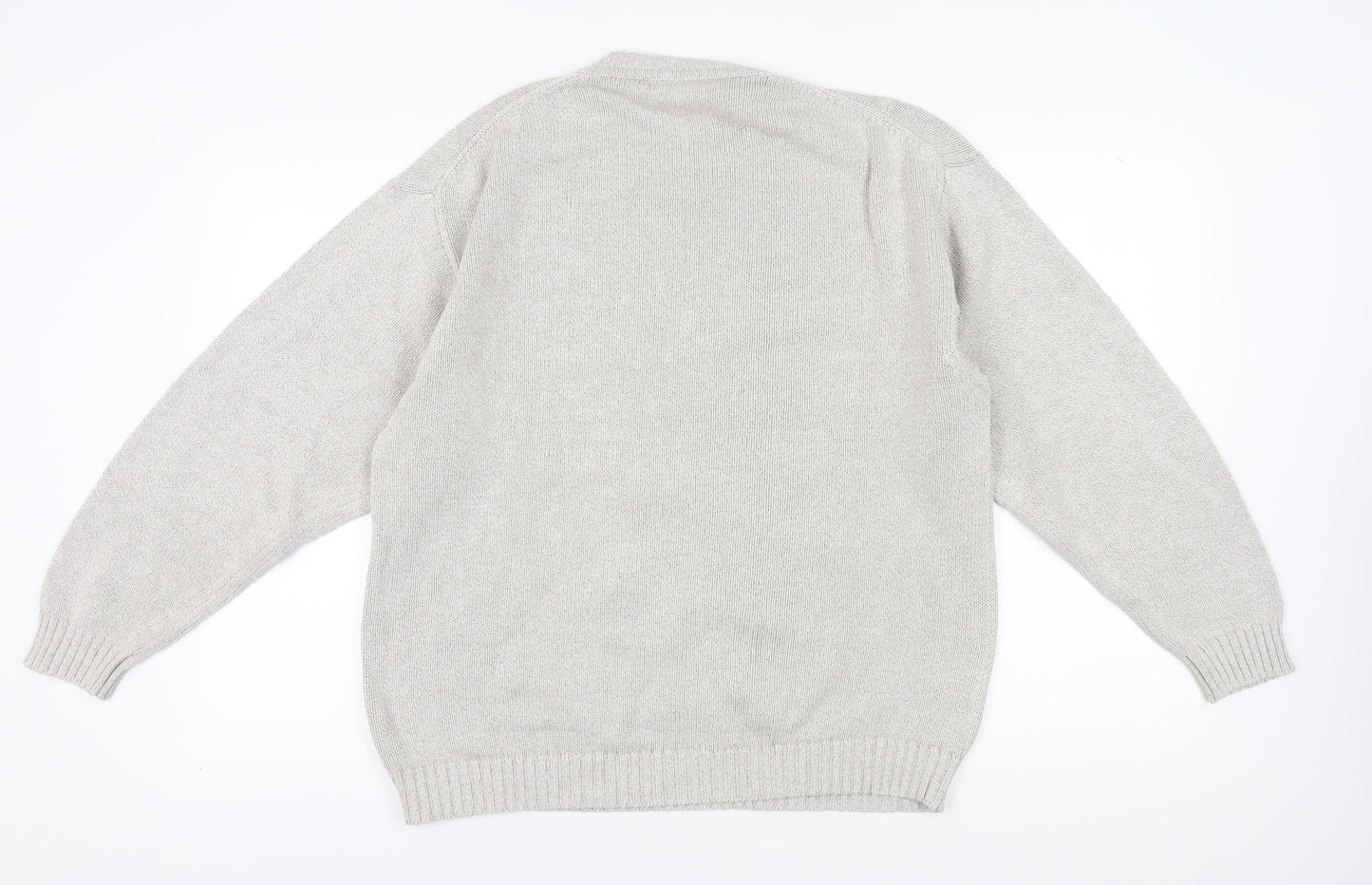 New Classics Men's Ivory Cotton Pullover Jumper L