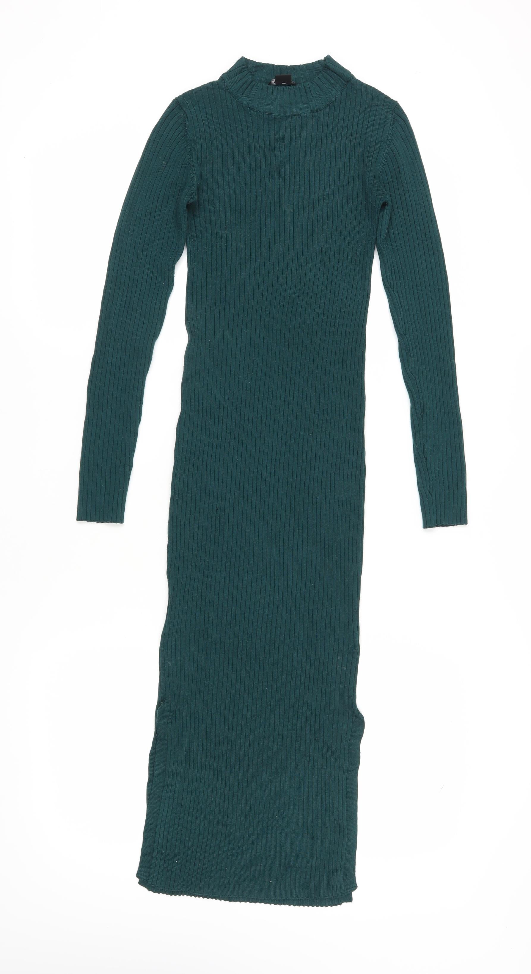 monki knit dress Monki jacquard knit sweater dress in abstract shapes