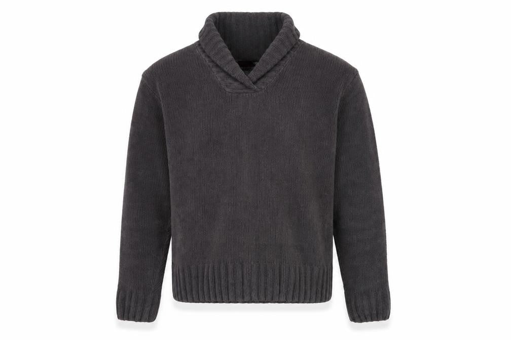 Next Men's Grey Medium Knit V-Neck Pullover Jumper