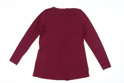 Blooming Marvellous Women's Burgundy Wrap Tunic M