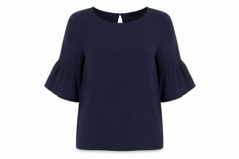 Esprit Women's Blue 3/4 Sleeve Blouse Size 6