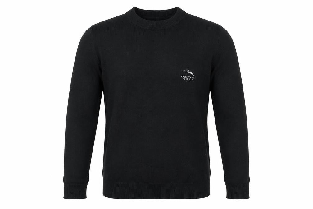 Donnay Men's Black Pullover Jumper S for Golf