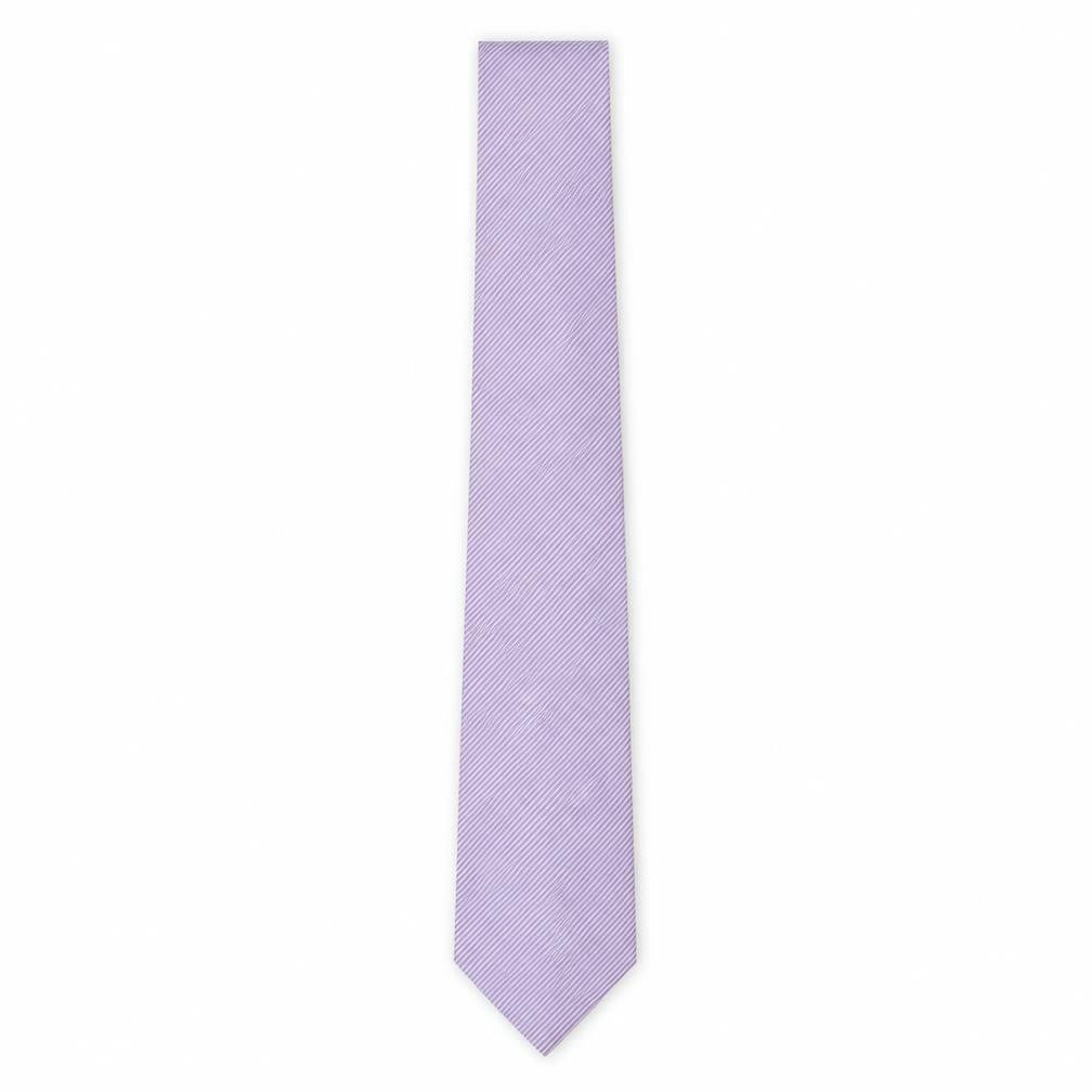 Thomas Nash Men's Purple Striped Tie - One Size