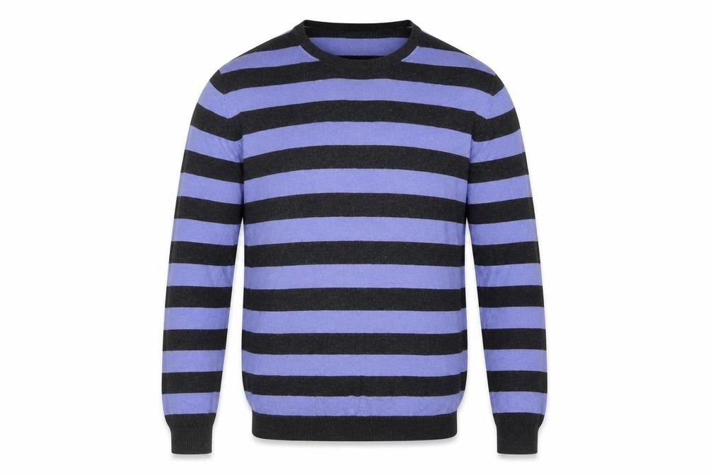 GAP Men's Multicoloured Striped Pullover Jumper L