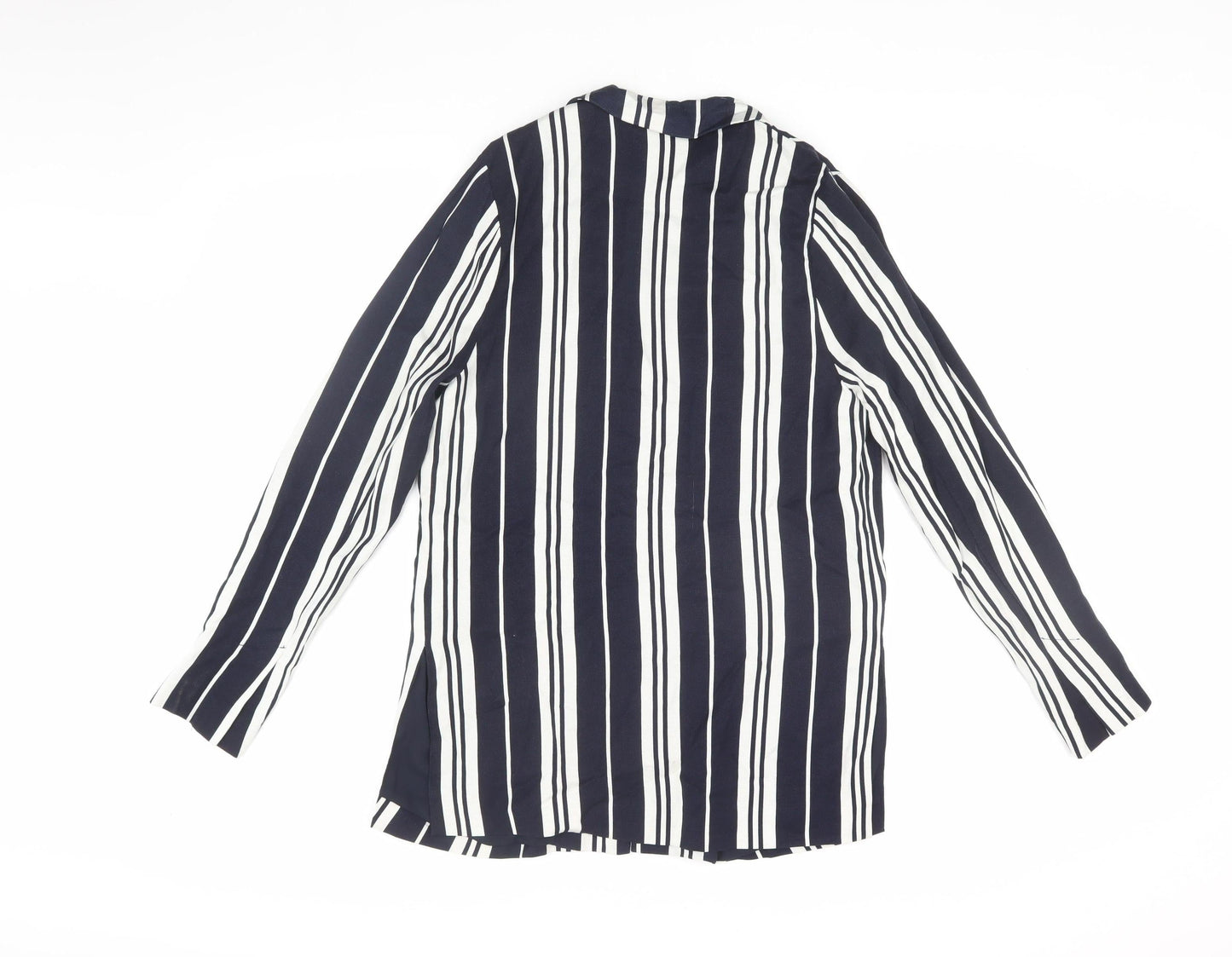 Next Women's Blue Striped Blazer, Size 10, Classic Style