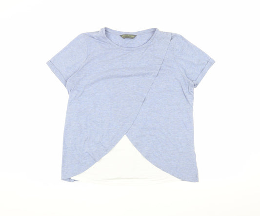 Blooming Marvellous Women's Blue Wrap T-Shirt M