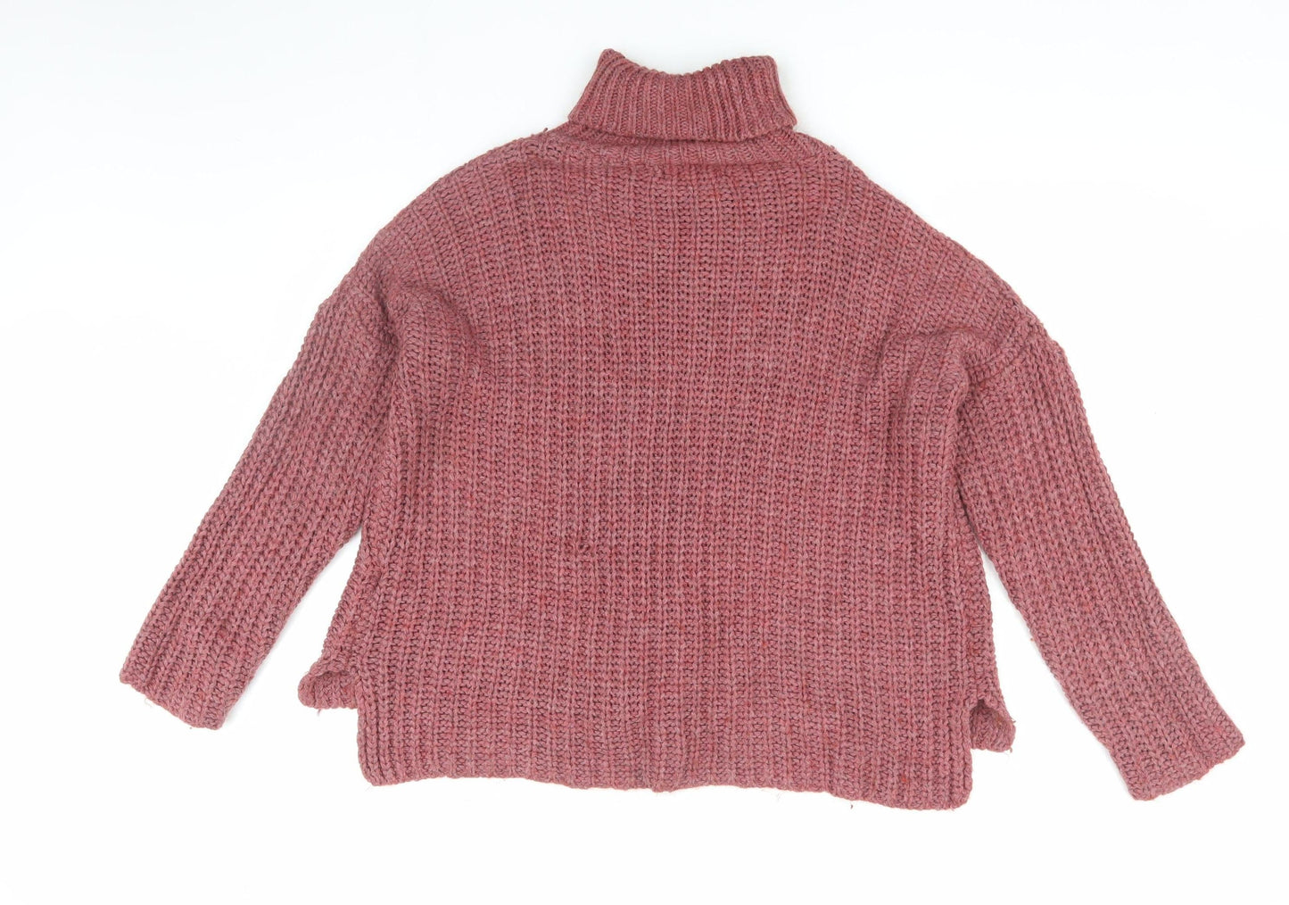 Nada Del Riccio Pink Roll Neck Women's Jumper - L