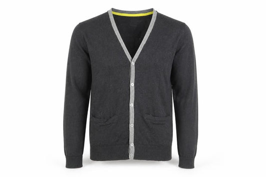 Burton Men’s Black Cardigan, M, Cotton Blend