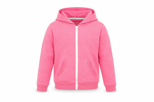 LOVE Girls Pink Full Zip Hoodie 11-12 Years Casual Wear