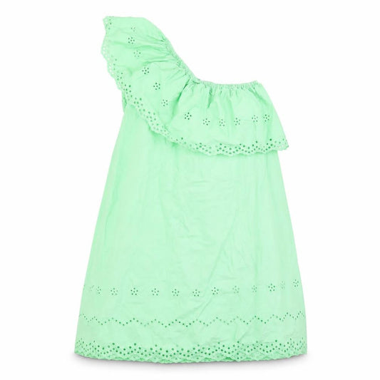 River Island Women's Green One Shoulder Dress Size 10