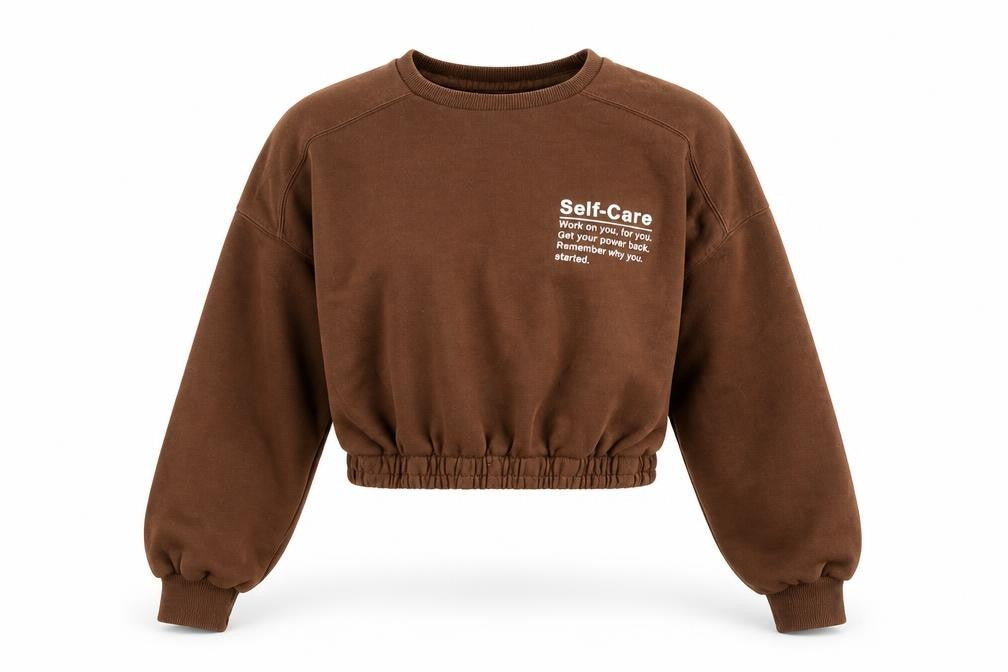 Lefties Women's Brown Pullover Sweatshirt Medium