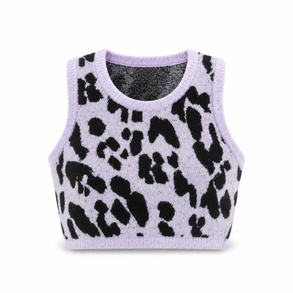 Monki Women's Multicoloured XL Animal Print Vest