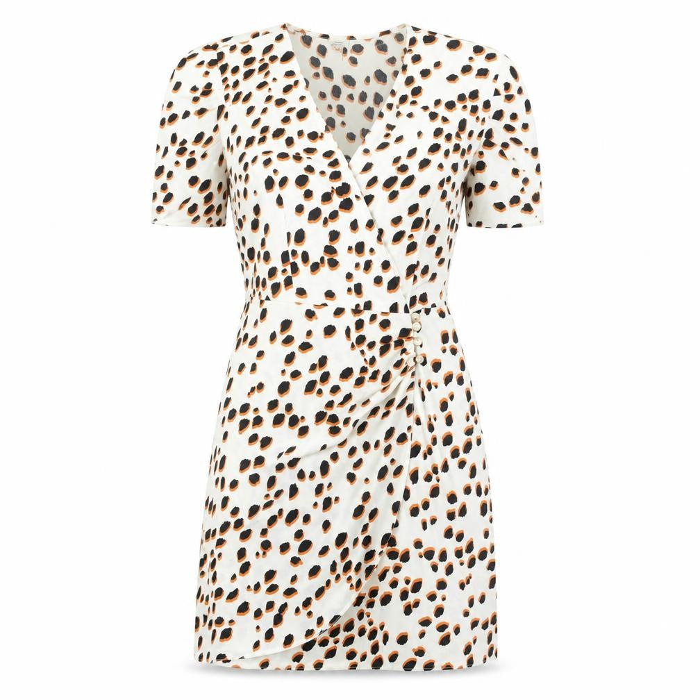River Island Women’s Multicoloured Wrap Dress Size 10