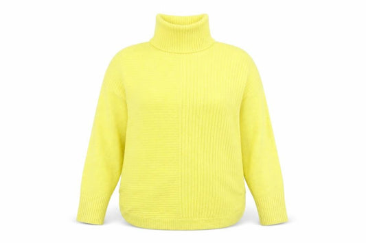 Wallis Women's Yellow Roll Neck Pullover Jumper L