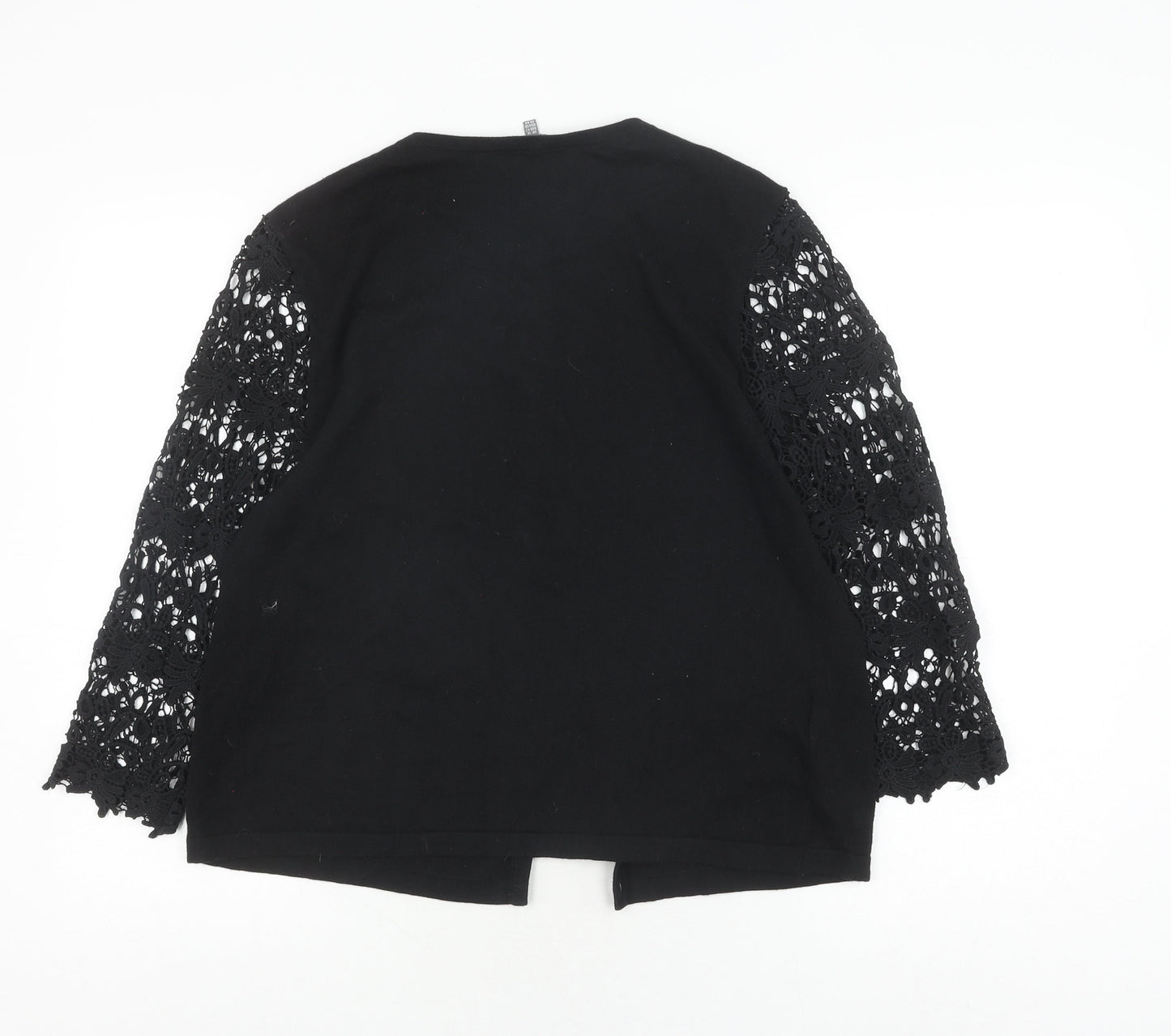 Laura Ashley Women's Black Cardigan, Size 16