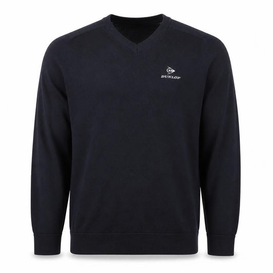 Dunlop Mens Black V-Neck Pullover Golf Jumper M