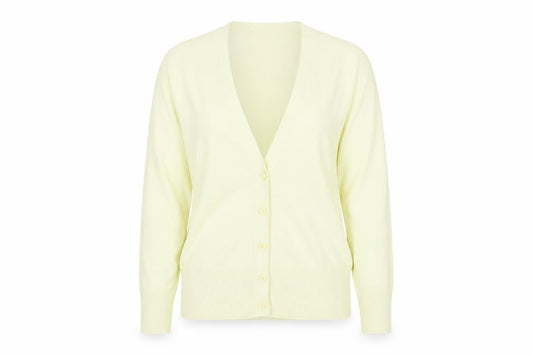 Oasis Women's Ivory V-Neck Cardigan Size 14