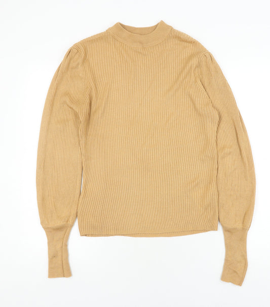 Brave Soul Women's Beige Pullover Jumper L