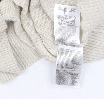 Gap Womens Beige Linen Blend Jumper, Medium