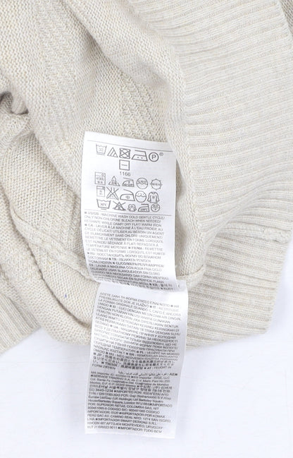 Gap Womens Beige Linen Blend Jumper, Medium