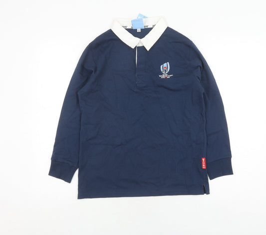 Boys Blue Rugby World Cup Polo Shirt 11-12 Years Japan 2019