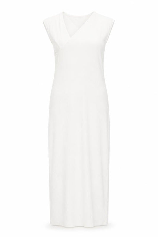Zara Women's White Sheath Dress - M, Summer, Elegant