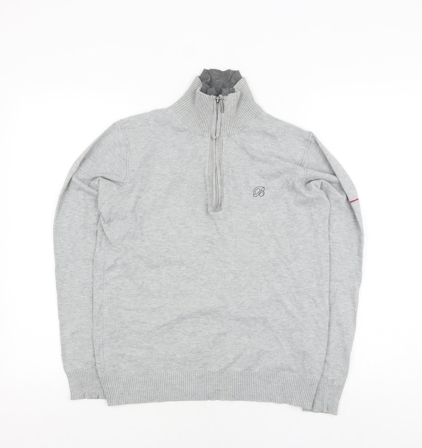 Bogart Men's Grey Full Zip Jumper - L, Casual