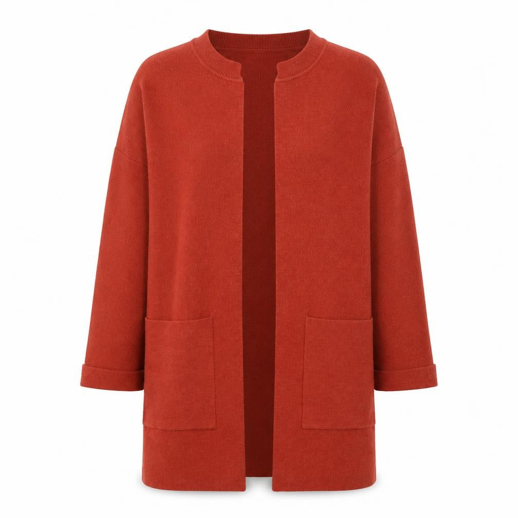 Monsoon Women's Red Coatigan - Size S, Mid-Length