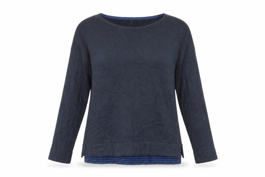 White Stuff Women's Blue Pullover Jumper, Size 12