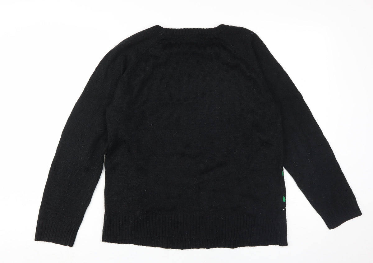 Star Wars Boys Black Christmas Jumper L