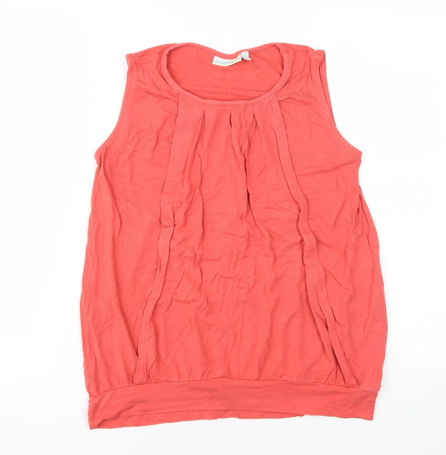 JoJo Maman Bébé Women's Pink Sleeveless Tank Top