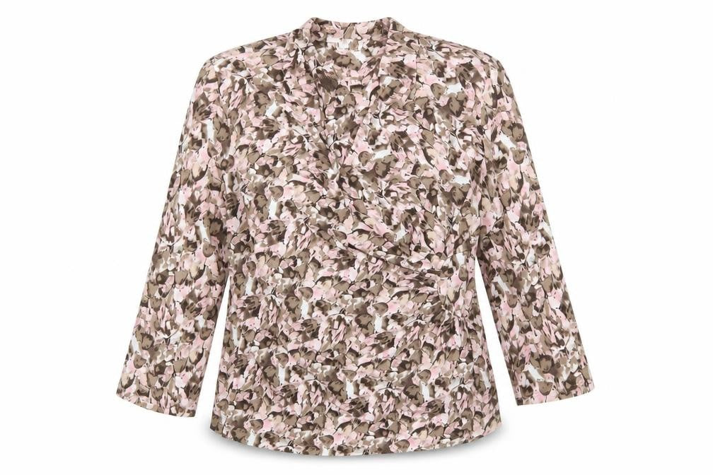 Country Casuals Women's Multicoloured Wrap Blouse, Size L