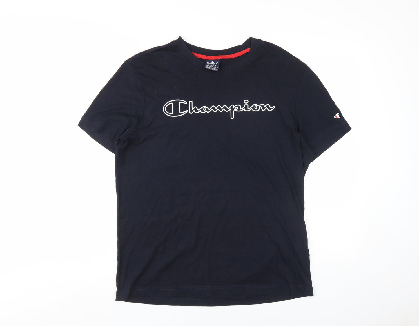Champion Men's Black Medium Logo T-Shirt