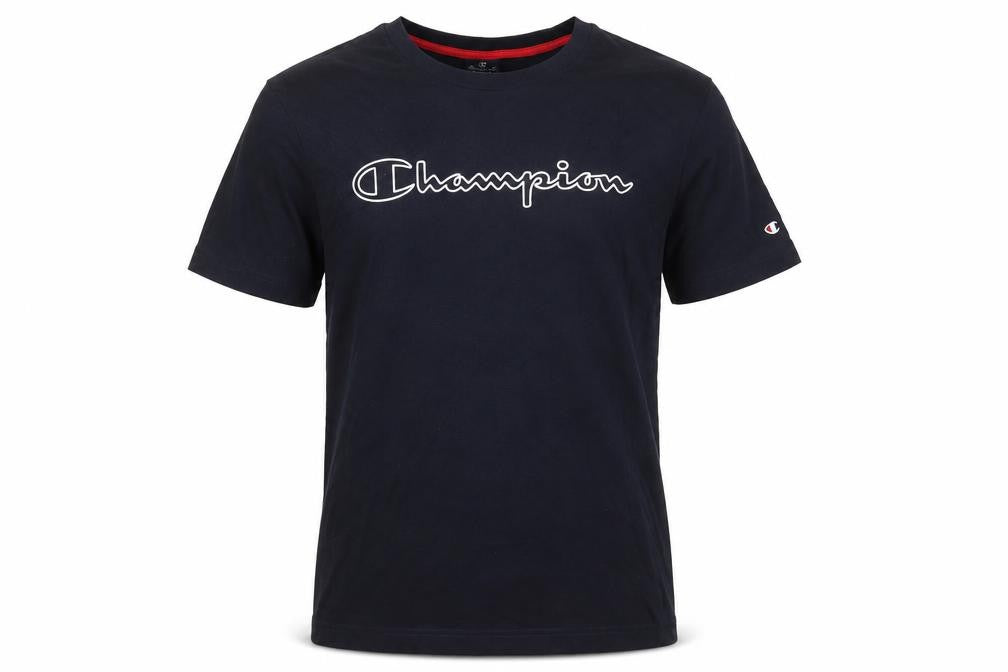 Champion Men's Black Medium Logo T-Shirt
