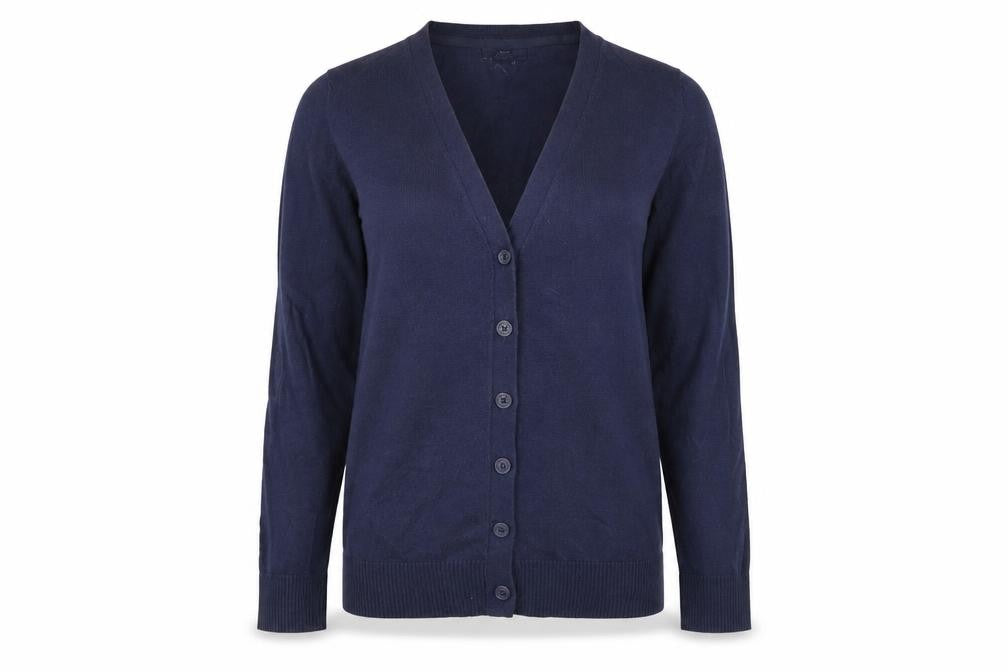 Gap Women's V-Neck Blue Cardigan M Regular
