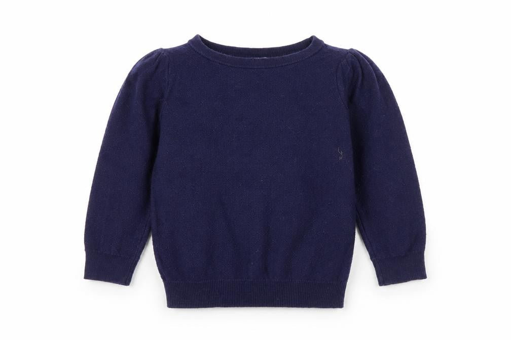 Gap Boys Blue Cotton Pullover Jumper, 3 Years