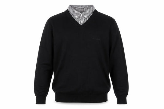 Pierre Cardin Men's Black Pullover Jumper Size L