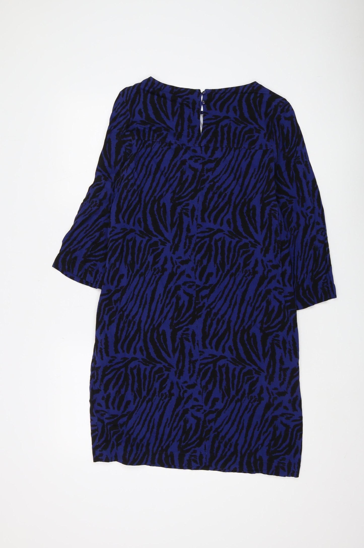 Marks and Spencer Women's Blue Animal Print Shift Dress