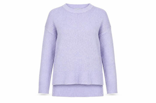 Brave Soul Women's Purple Chunky Knit Pullover Jumper - S