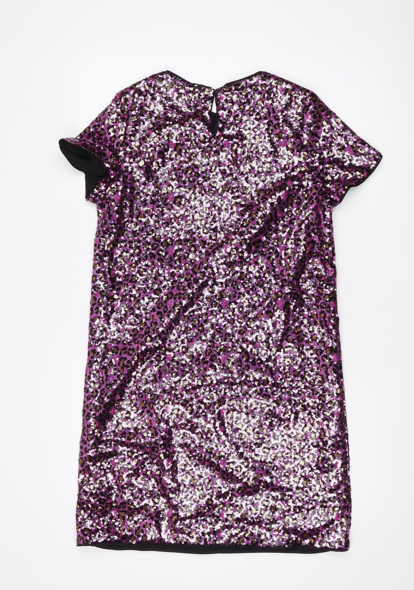 Marks and Spencer Girls Purple Sequin Party Dress