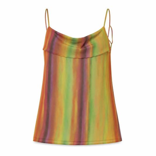 Pull & Bear Women's Multicoloured Camisole Tank